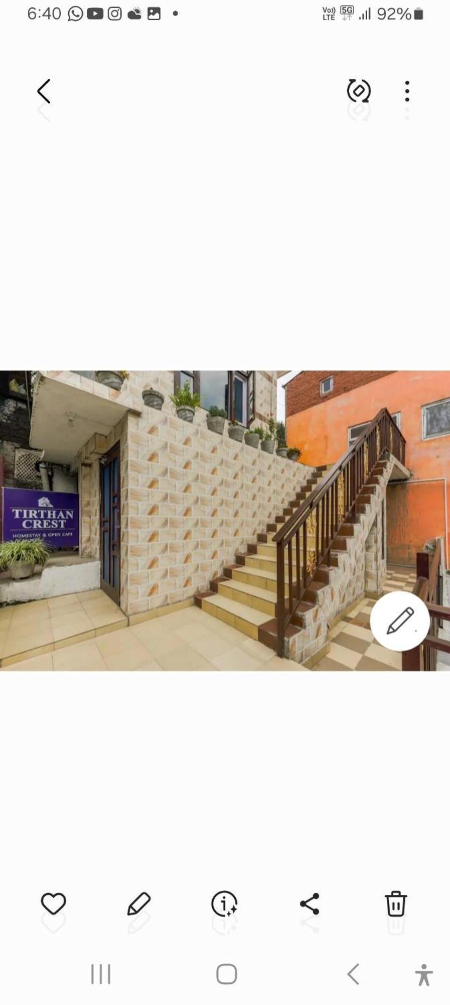 Tirthan Crest Homestay Banjar Exterior photo